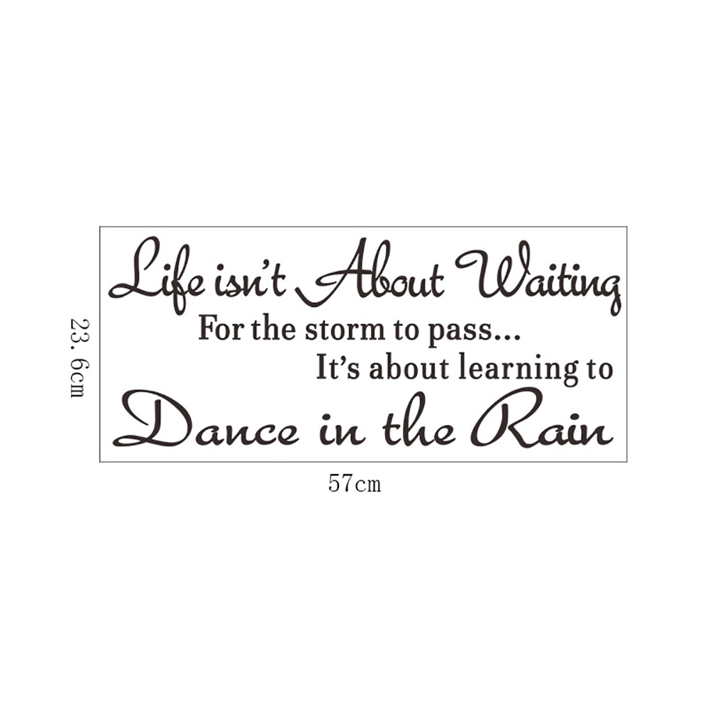 (Bất Ngờ) Giấy Dán Tường Tục Ngữ Tiếng Anh Trang Trí Phòng Khách Nghệ Thuật