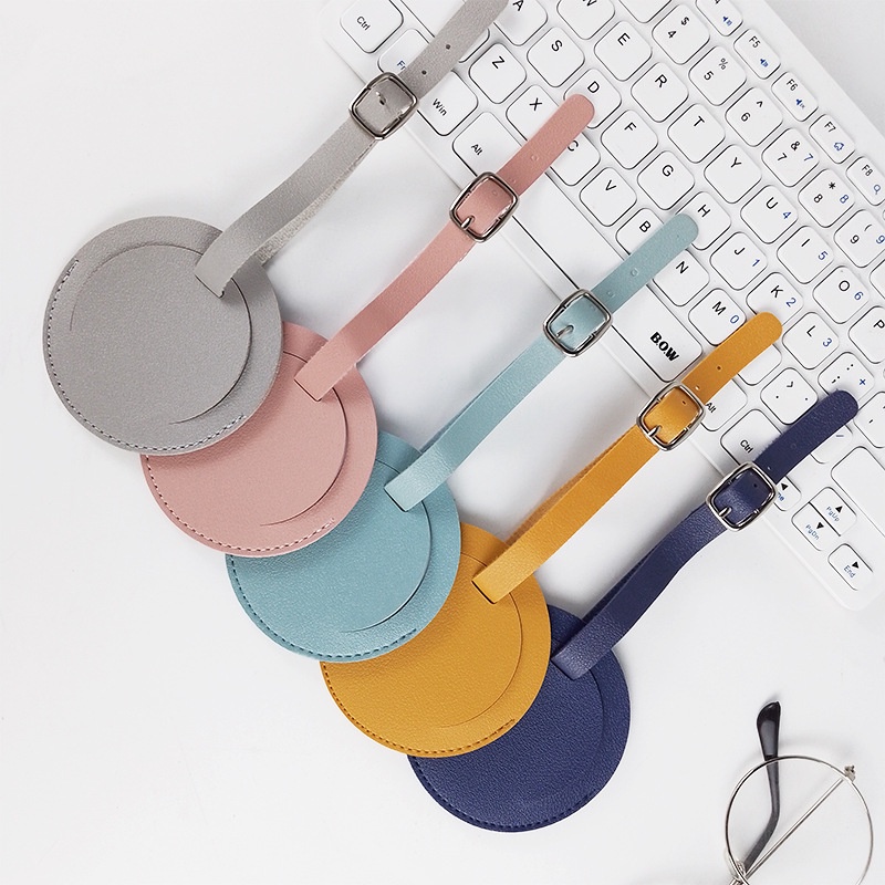 1 Thẻ Đánh Dấu Ghi Tên Hành Lý Màu Trơn