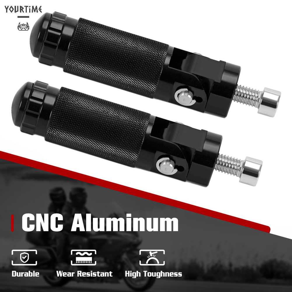 Bàn Đạp Để Chân Phía Sau Bằng Nhôm Chống Trượt Có Thể Gấp Gọn Cho Xe Mô Tô ATV UTV