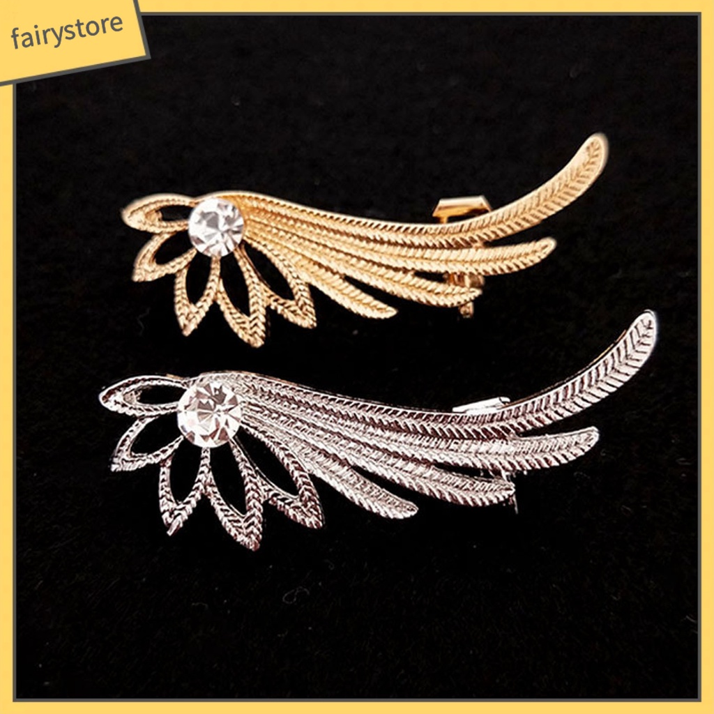 1 Khuyên Kẹp Vành Tai Hình Đôi Cánh Phong Cách Vintage