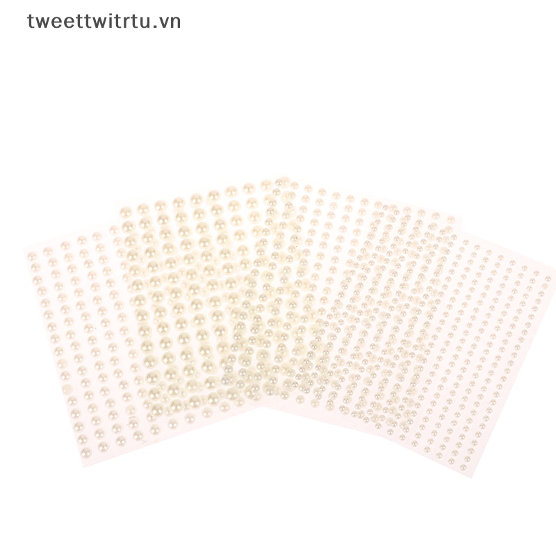 Hạt Ngọc Trai Giả Bằng Acrylic 3 / 4 / 5 / 6mm Dùng Trang Trí Đồ Chơi