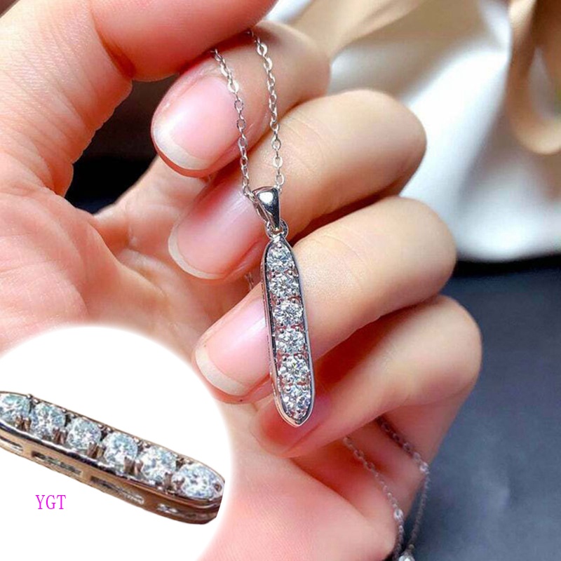 Ygt Vòng cổ Dáng Dài Đính Đá Zircon Đơn Giản Thời Trang Dành Cho Nữ
