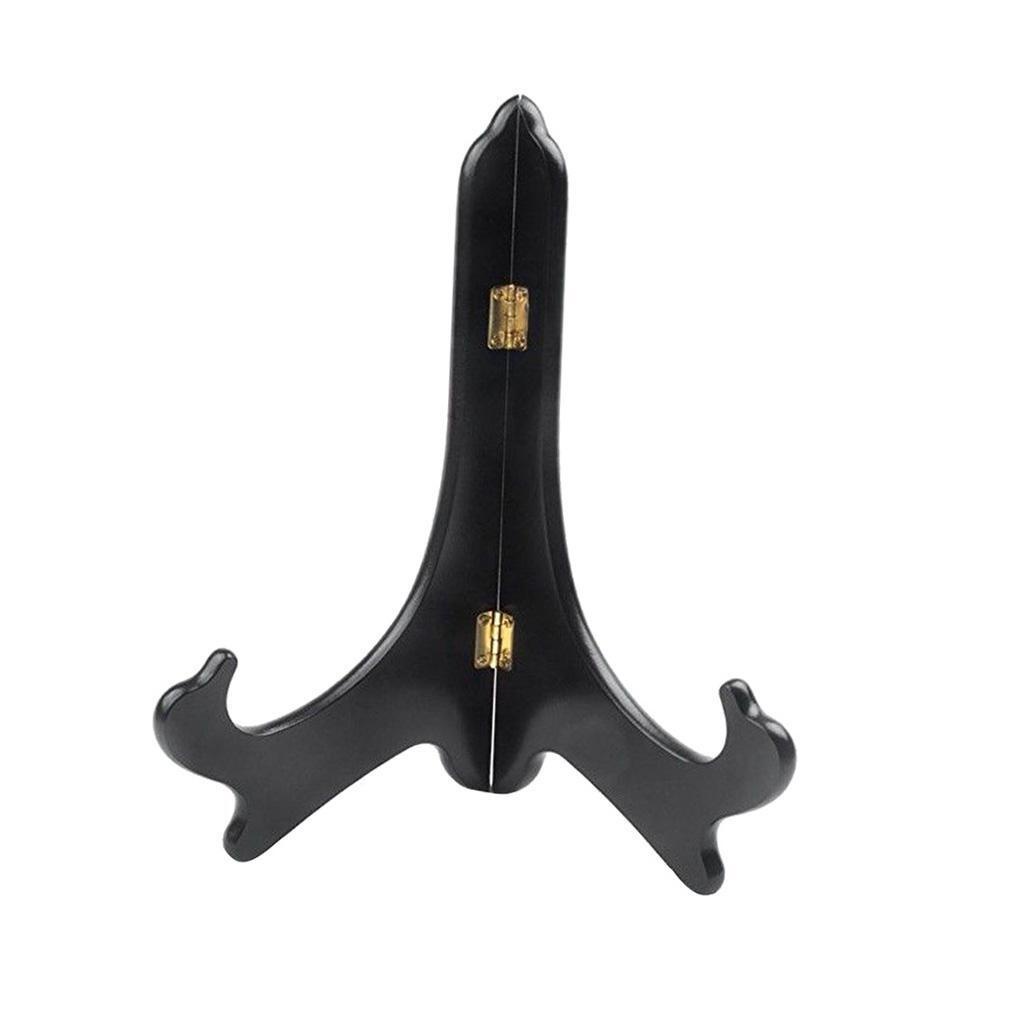 Giá Đỡ Dĩa / Tách Trà Bằng Gỗ Kích Thước 8 Inch Có Thể Gấp Gọn Tiện Dụng