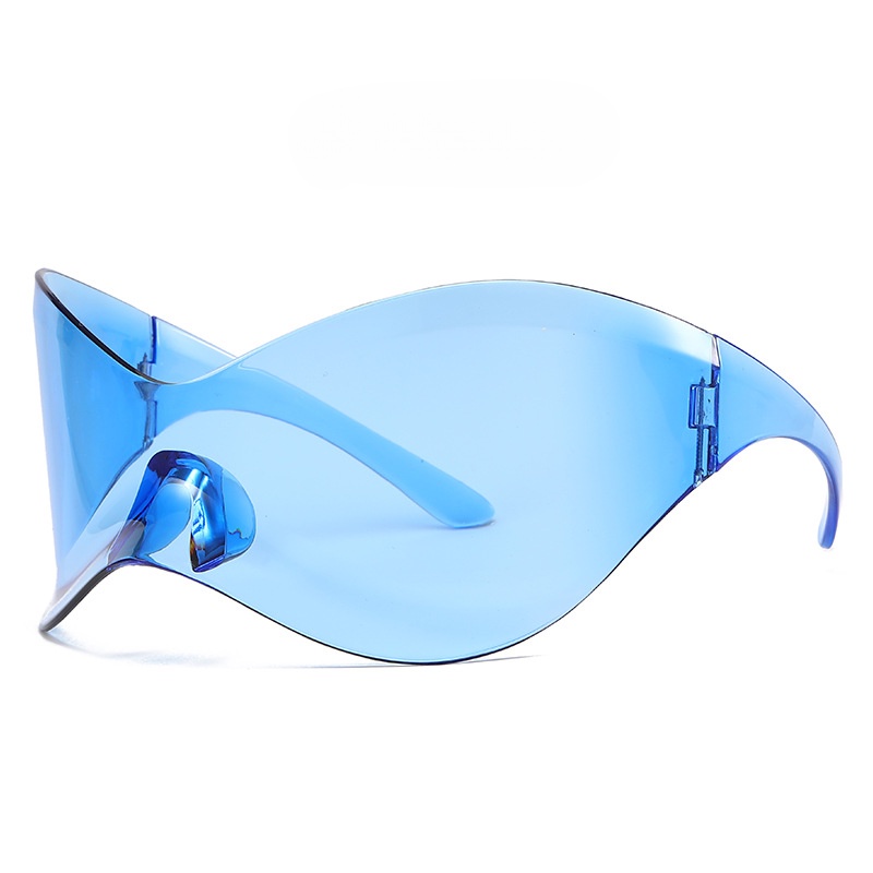 Kính Mát Một Mảnh Phong Cách Đường Phố Âu Mỹ Cho Nam Nữ