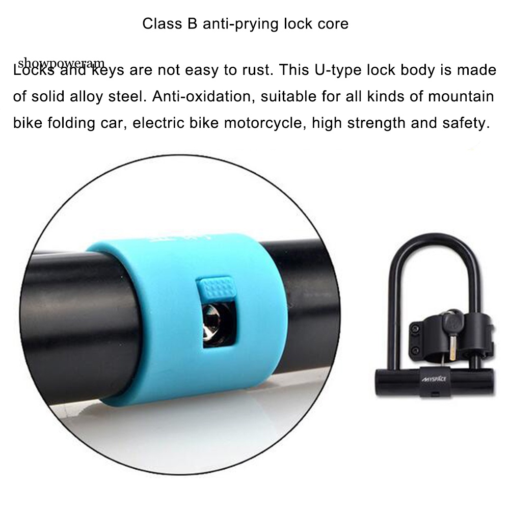 Ổ Khóa Chữ U Chống Trộm Bằng Kim Loại Cho Xe Hơi / Xe Đạp