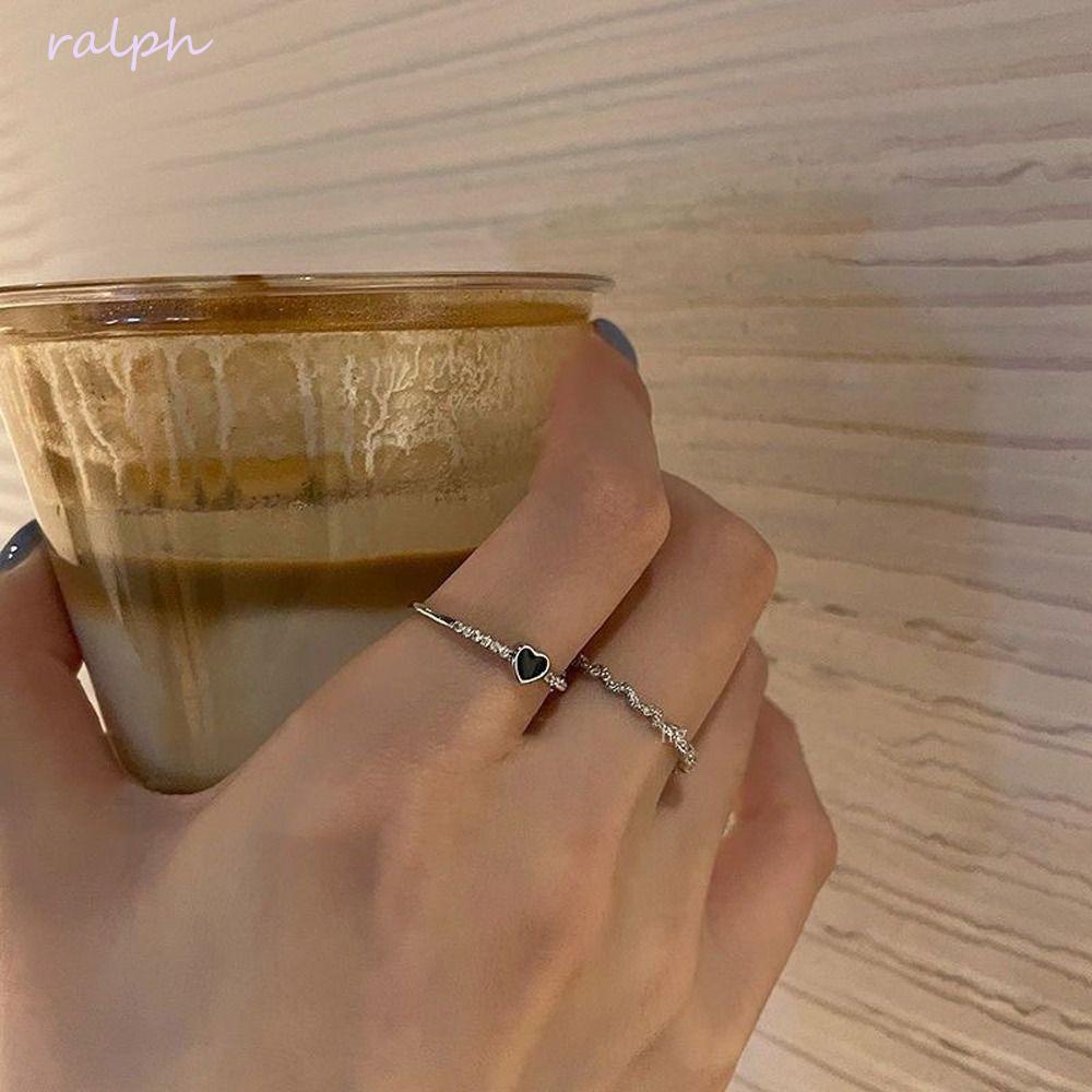 Nhẫn Hở Hình Bướm Tinh Xảo Có Thể Điều Chỉnh Thời Trang Cho Nữ|Nhẫn Hợp Kim Phong Cách Hàn Quốc