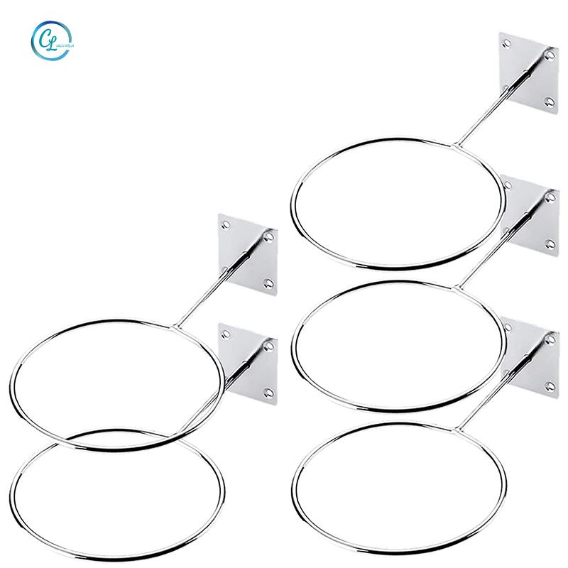 Bộ 5 Giá Đỡ Treo Tường Dùng Để Trưng Bày Bóng Rổ Bóng Đá Bóng Chuyền