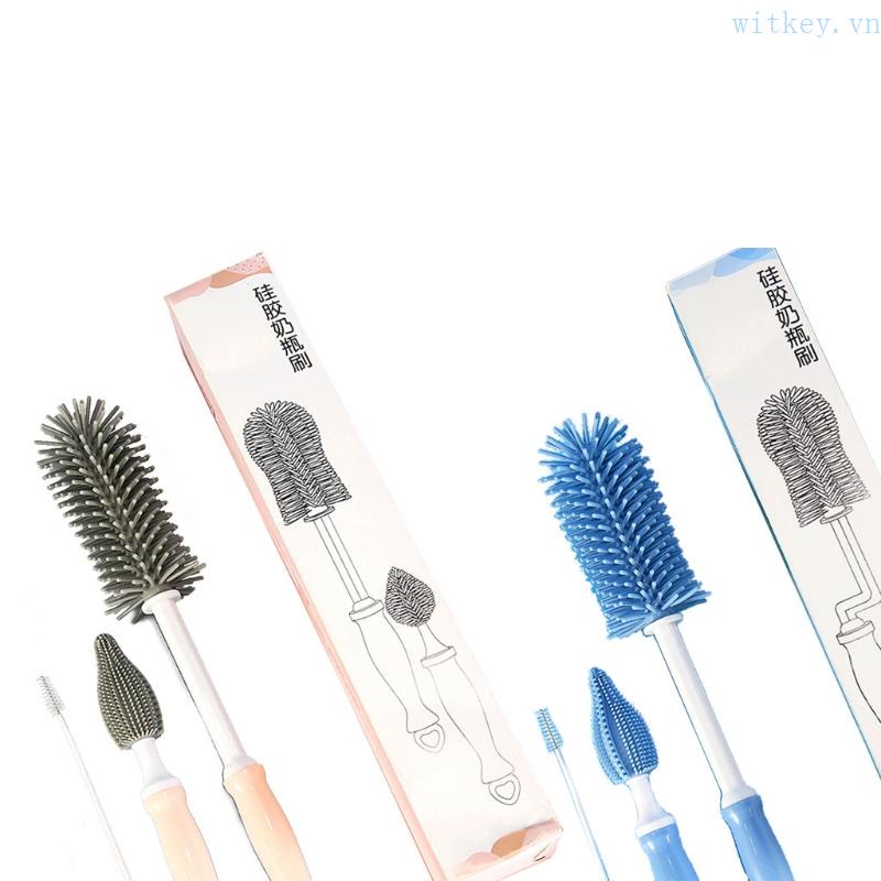 Cọ Vệ Sinh Bình Sữa Em Bé Cán Dài Tiện Dụng