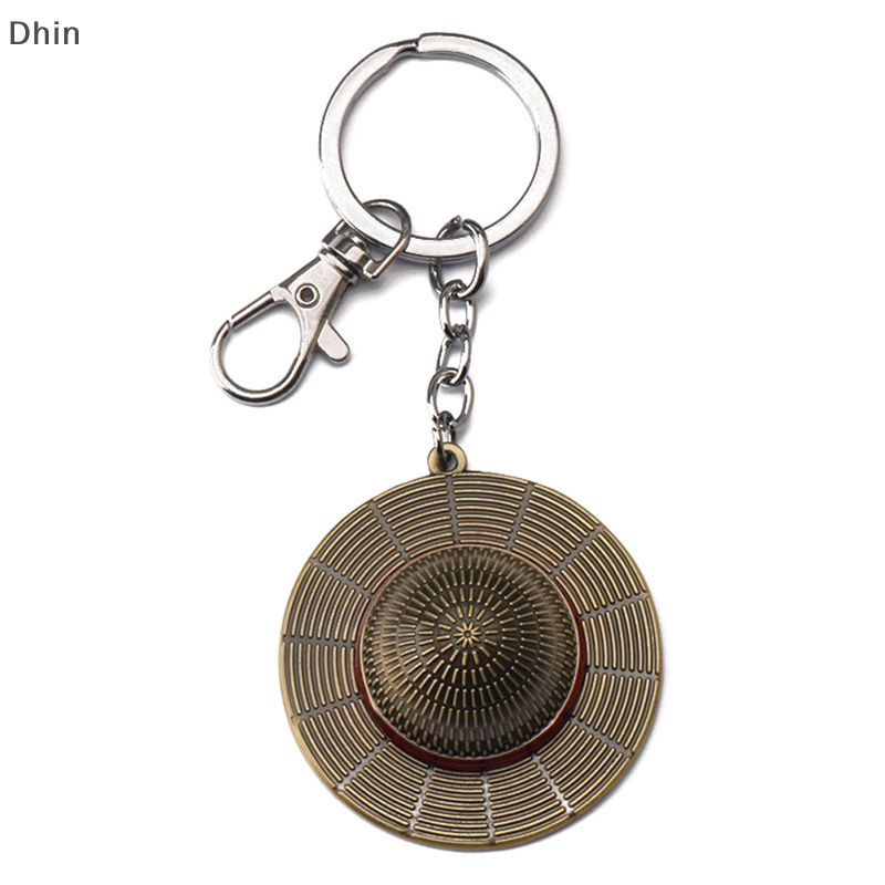 Móc Khóa Hợp Kim Hình Nón Rơm Hóa Trang Anime Unisex