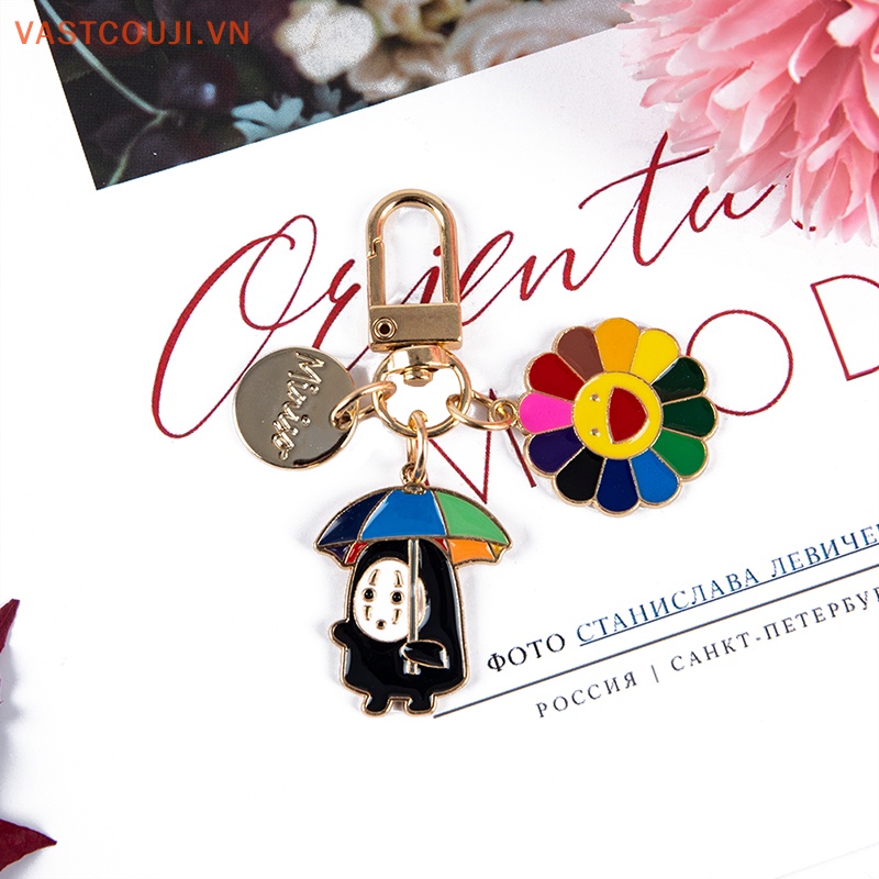 Vỏ Bảo Vệ Hộp Sạc Tai Nghe Airpods Kèm Móc Khóa Hình Hoa Anh Đào Xinh Xắn