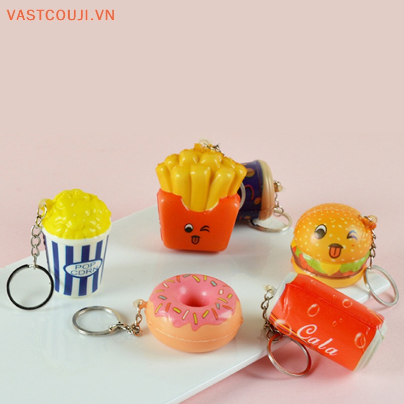 Đồ Chơi Nắn Bóp Đàn Hồi Giảm Stress Hình Bánh Donut