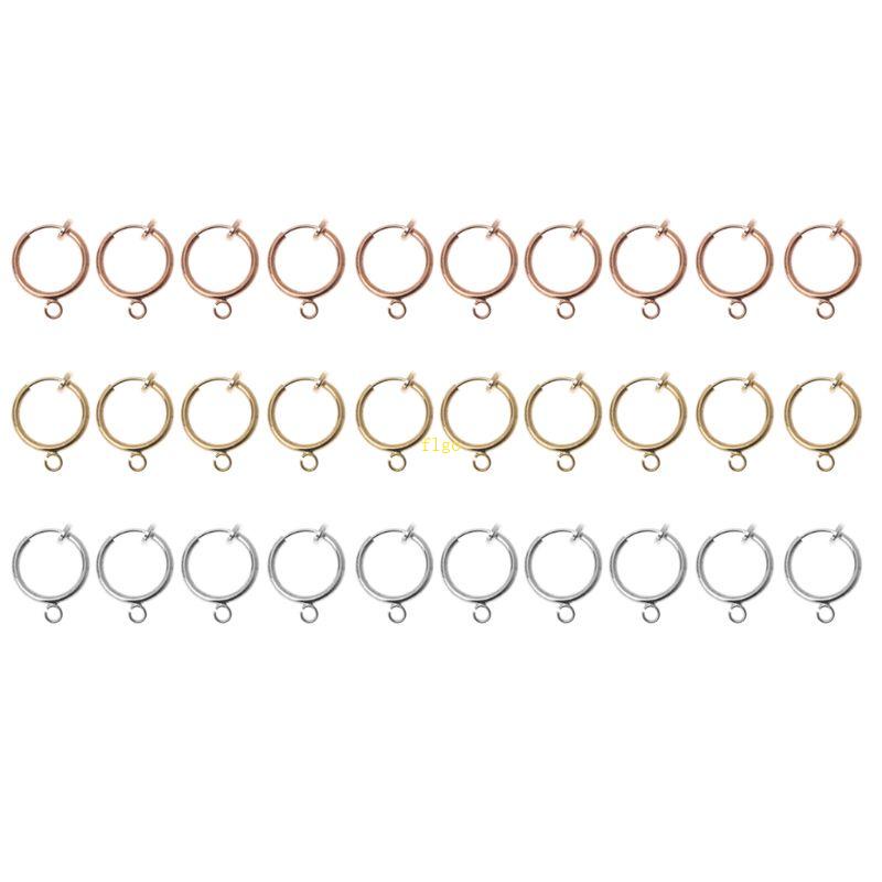 Kẹp Tròn Làm Bông Tai Thủ Công DIY