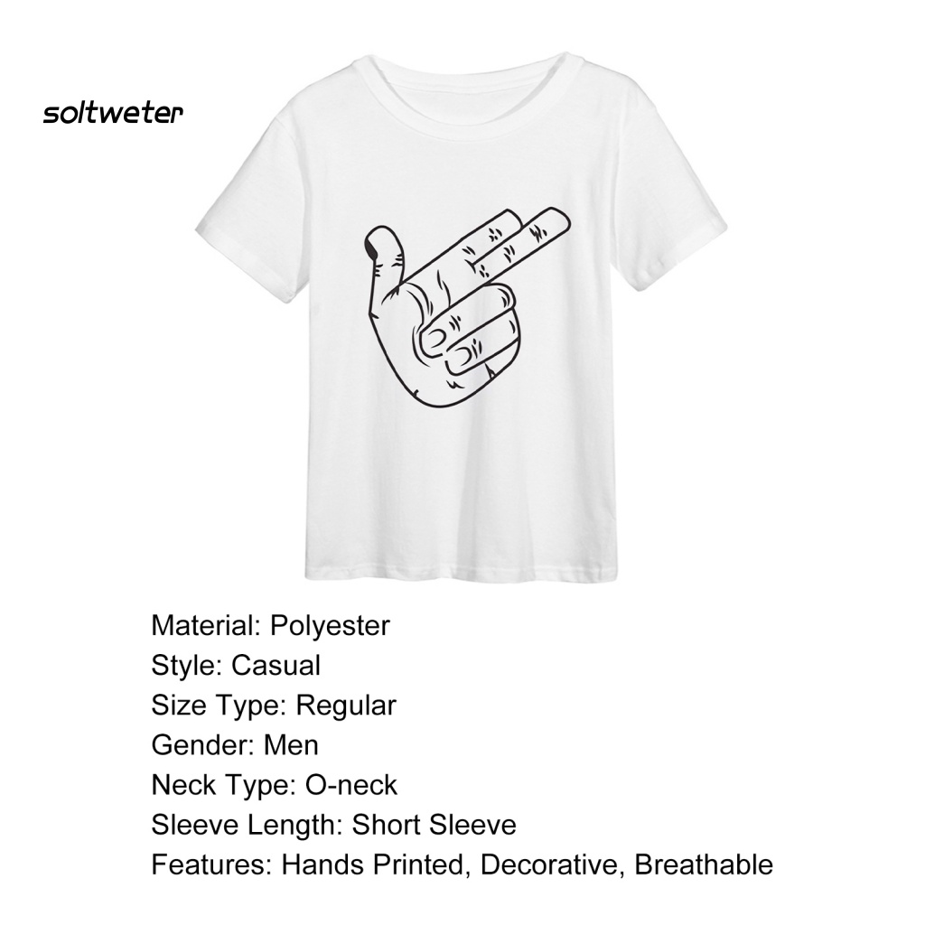 Áo Thun Tay Ngắn Cổ Tròn Bằng Polyester Thoải Mái Thời Trang Mùa Hè Cho Nam