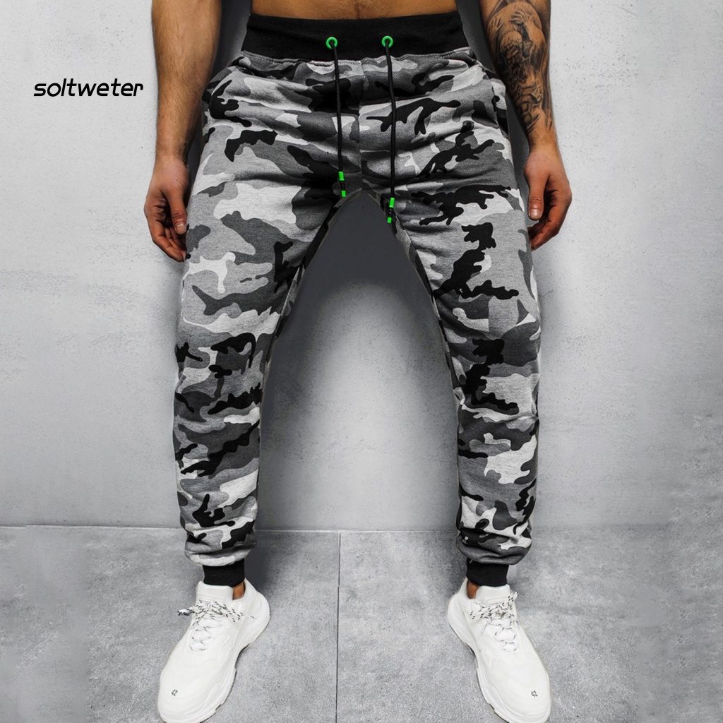 Quần Dài Lưng Thun Polyester Thoáng Khí Chống Rách Họa Tiết Rằn Ri Cỡ Nhỏ Thời Trang Cho Nam