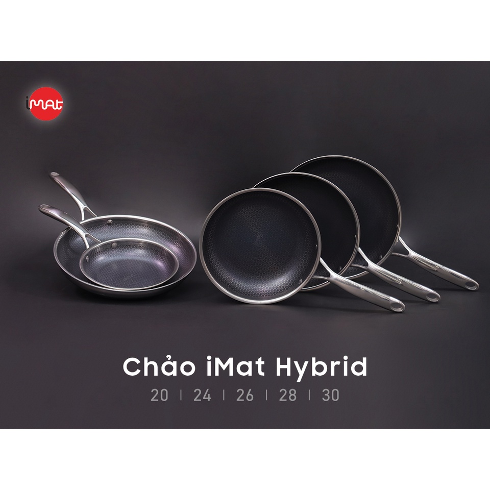 Chảo iMat Hybrid chống dính Daikin Nhật Bản