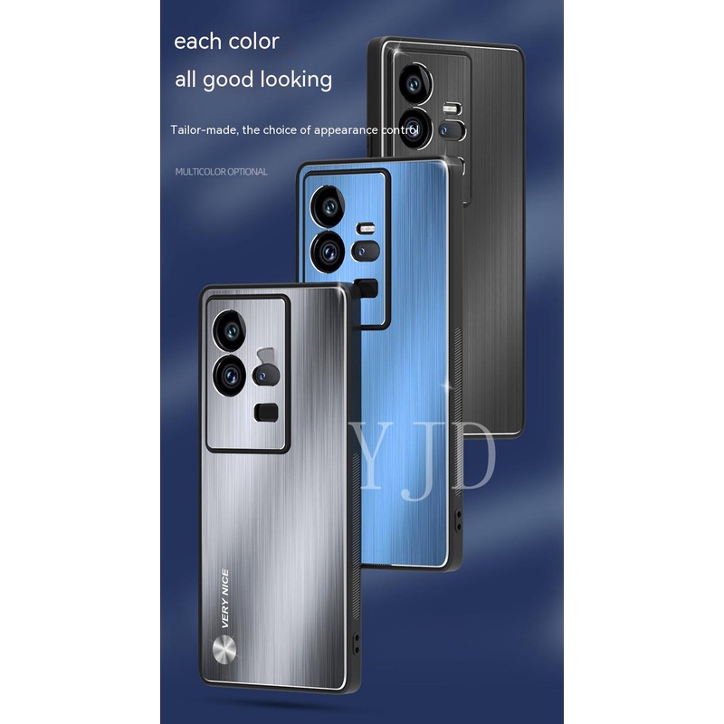 Ốp Lưng Kim Loại Chống Sốc Cho Vivo Y36 Y78 V29 Lite