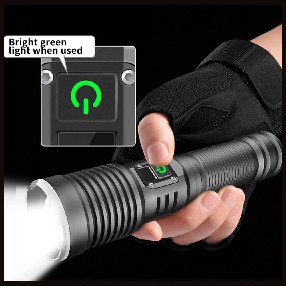 Đèn Pin LED 5 Chế Độ Chiếu Sáng Khẩn Cấp Cho Hoạt Động Ngoài Trời