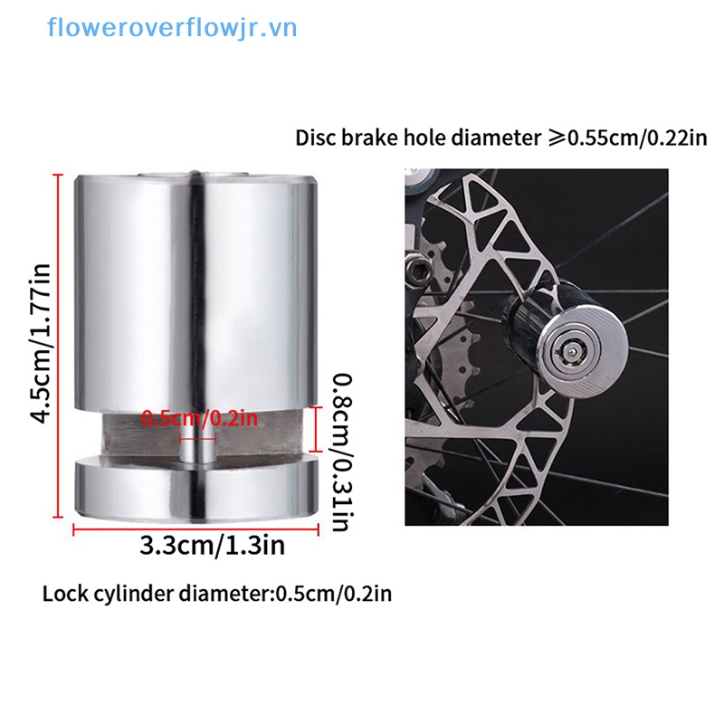 Khóa Phanh Đĩa Xe Đạp / Xe Máy Bằng Hợp Kim Chống Trộm