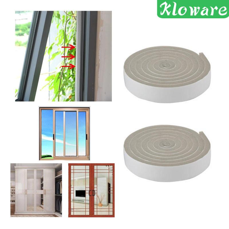 Set 2 Dải Xốp Dán Cửa Sổ / Cửa Đi Thời Tiết Làm Mát Tiện Dụng