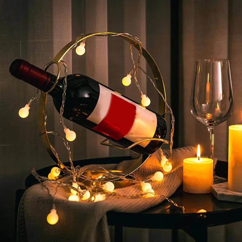 [Fenteer1] Giá Đỡ Bình Nước Bằng Sắt Hình Cầu Cho Phòng Ăn / Phòng Ăn