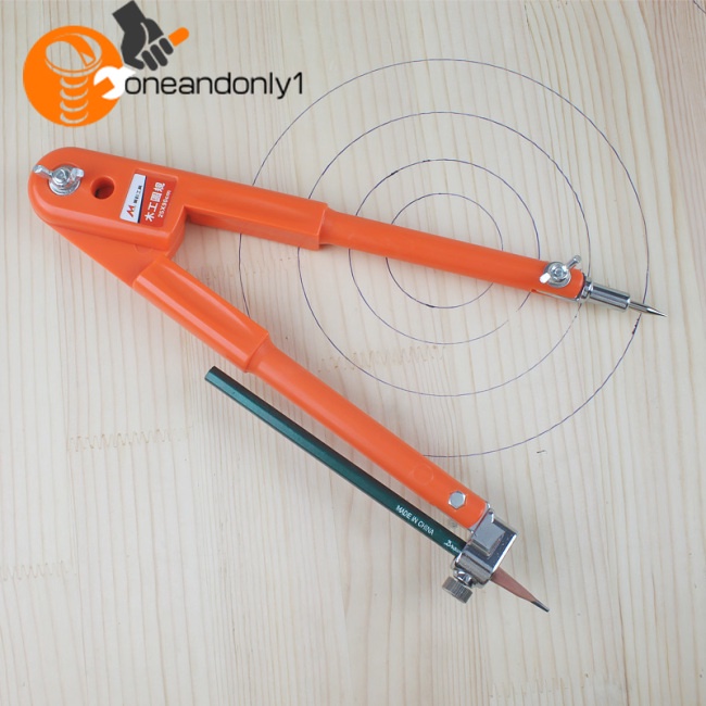 [COD] La Bàn Bút Chì Carpenter Đường Kính Lớn Có Thể Điều Chỉnh Và Đánh Dấu Kèm La Bàn