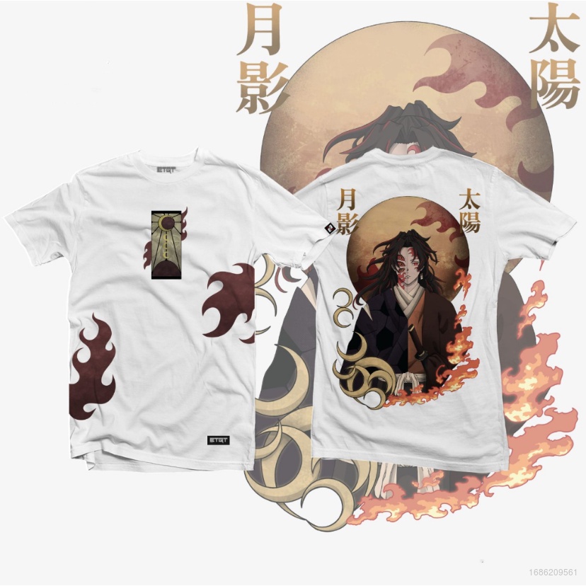 Áo Thun Tay Ngắn In Hình Anime Demon Slayer Unisex Plus