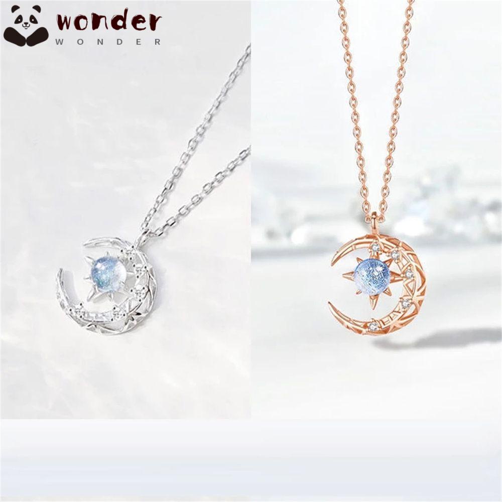 Vòng cổ Mặt Hình Ngôi Sao Và Mặt Trăng Thời Trang Cho Nữ