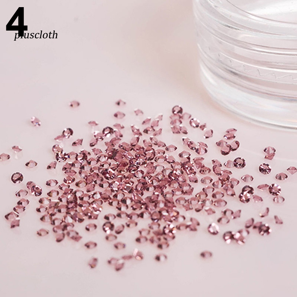 Hộp 300 Hạt Đá 3D Lấp Lánh 1.2mm Tự Trang Trí Móng Tay