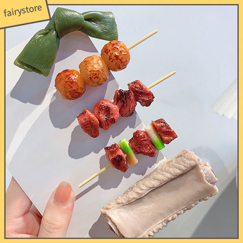 Kẹp Tóc Hình Thức Ăn Bằng PVC Độc Đáo