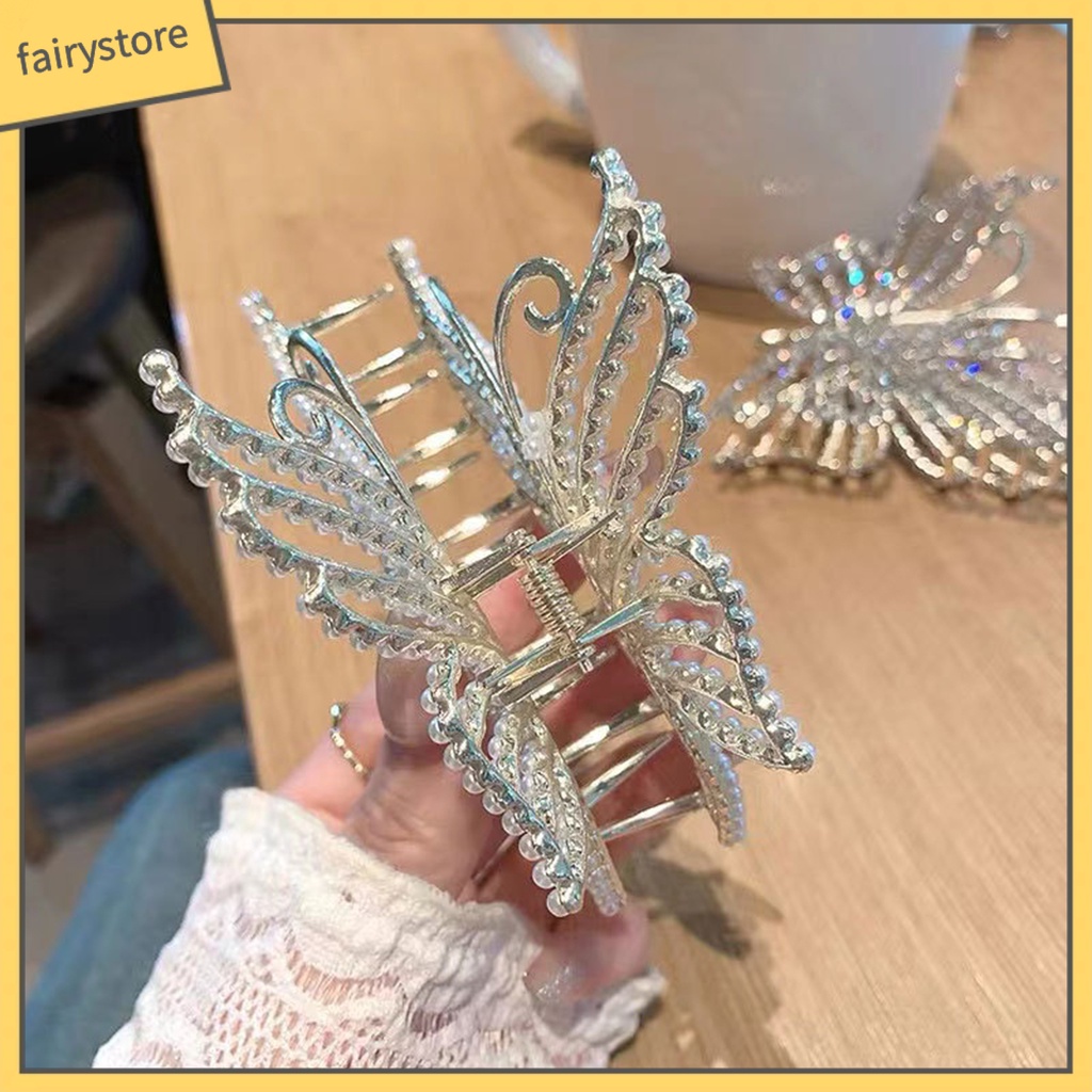 Kẹp Tóc Càng Cua Đính Đá Lấp Lánh Sang Trọng Siêu Bền