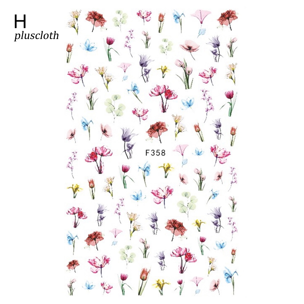 Miếng Dán Trang Trí Móng Tay Thêu Hoa Bằng Giấy Gọn Nhẹ Dễ Sử Dụng Cho Nữ