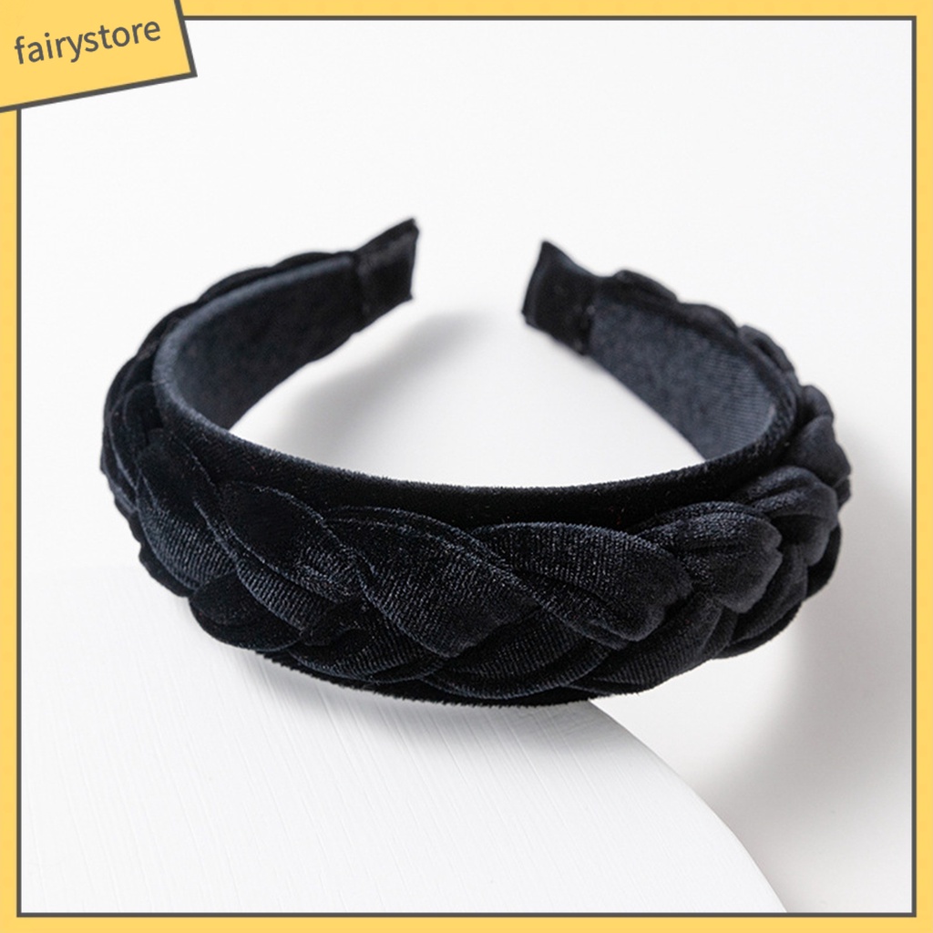 Băng Đô Cài Tóc Kết Cấu Mềm Bản Rộng Dùng Hàng Ngày