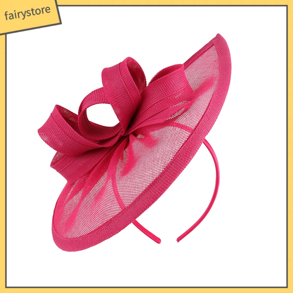 [FRO] Mũ Đội Đính Nơ Trang Trí Tóc Cô Dâu Phong Cách Retro Ngọt Ngào