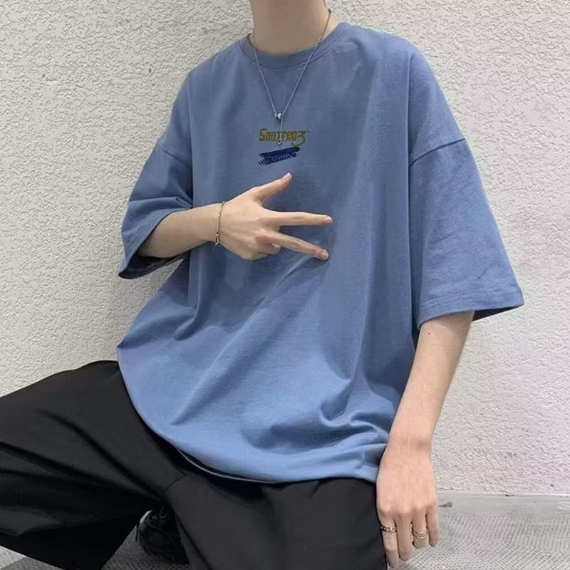 Áo phông nam big size có size lớn M-8xl Áo thun unisex nam nữ form rộng tay lỡ phông In Hình Hoạt Hình Phong Cách Mỹ Thời