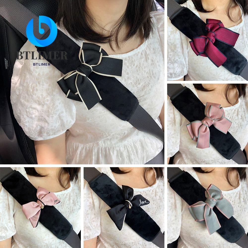 Vỏ Bọc Dây Thắt An Toàn Thắt Nơ Bằng Vải Bông Giữ Ấm Trong Xe Hơi