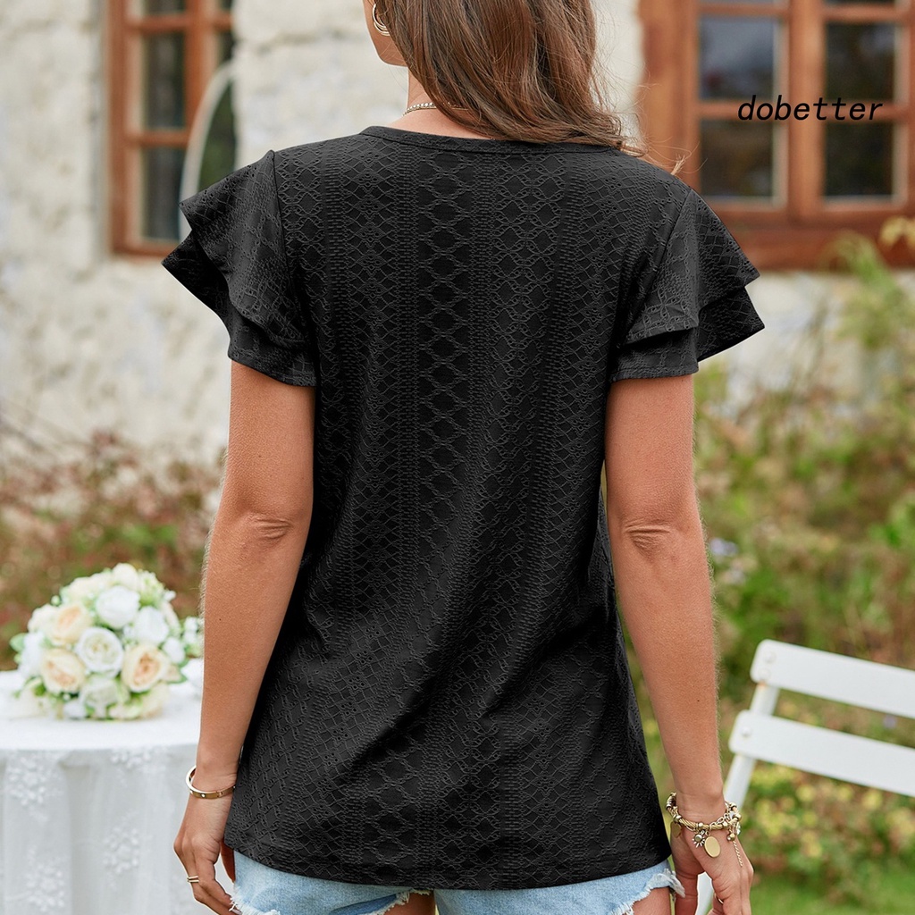 Áo Sơ Mi Tay Ngắn Cổ Chữ V Dáng Rộng Thời Trang Mùa Hè Cho Nữ