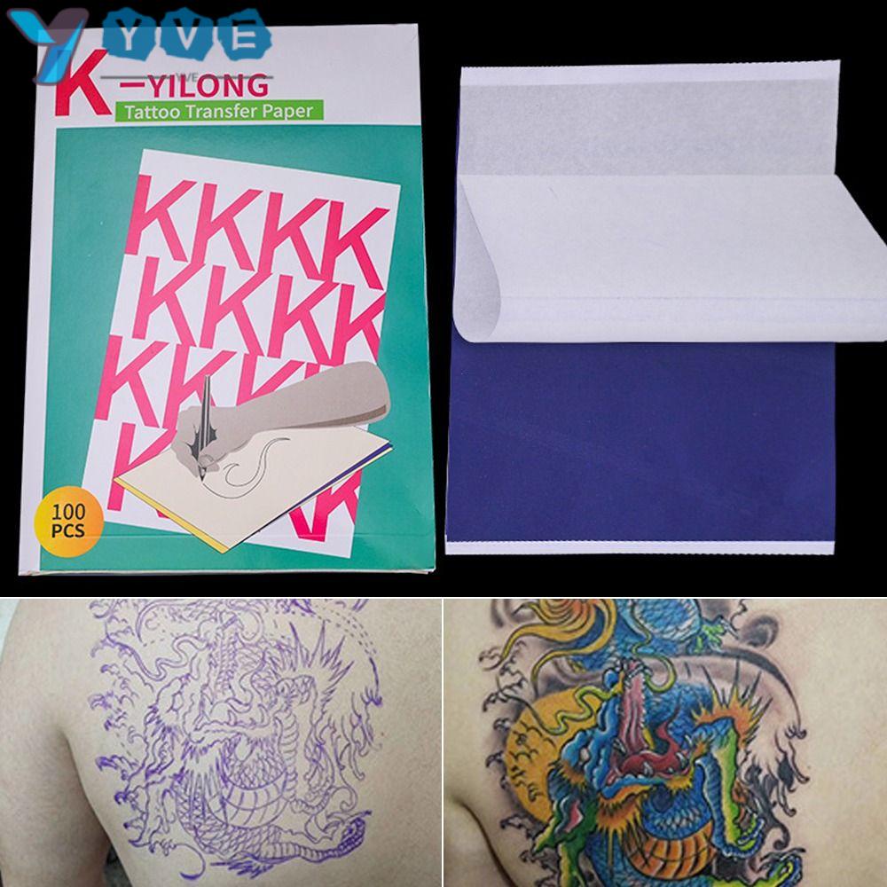Set 15 Tờ Giấy Chuyển Hình Xăm Khổ A4 Tiện Dụng