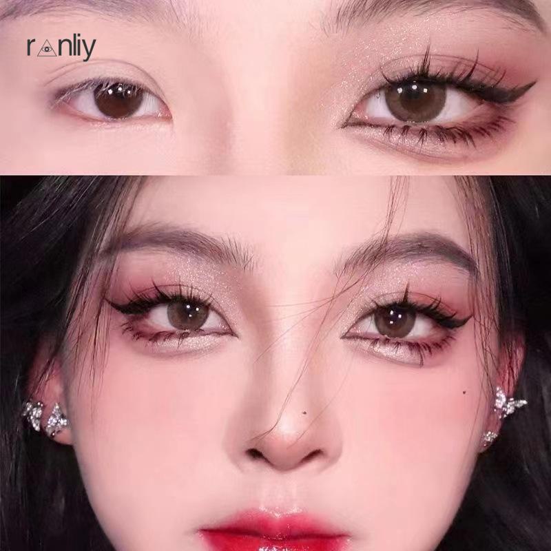 Ranliy💗 Lông Mi Giả Cong Dày Tự Nhiên Có Thể Tái Sử Dụng