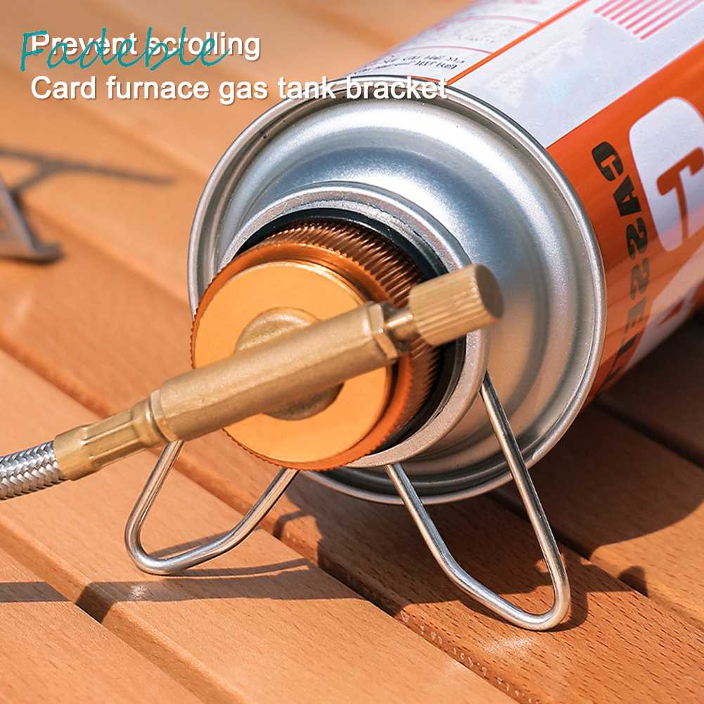 Giá Đỡ Bình Gas Chống Rò Rỉ Bằng Kim Loại Tiện Lợi Dành Cho Hoạt Động Ngoài Trời