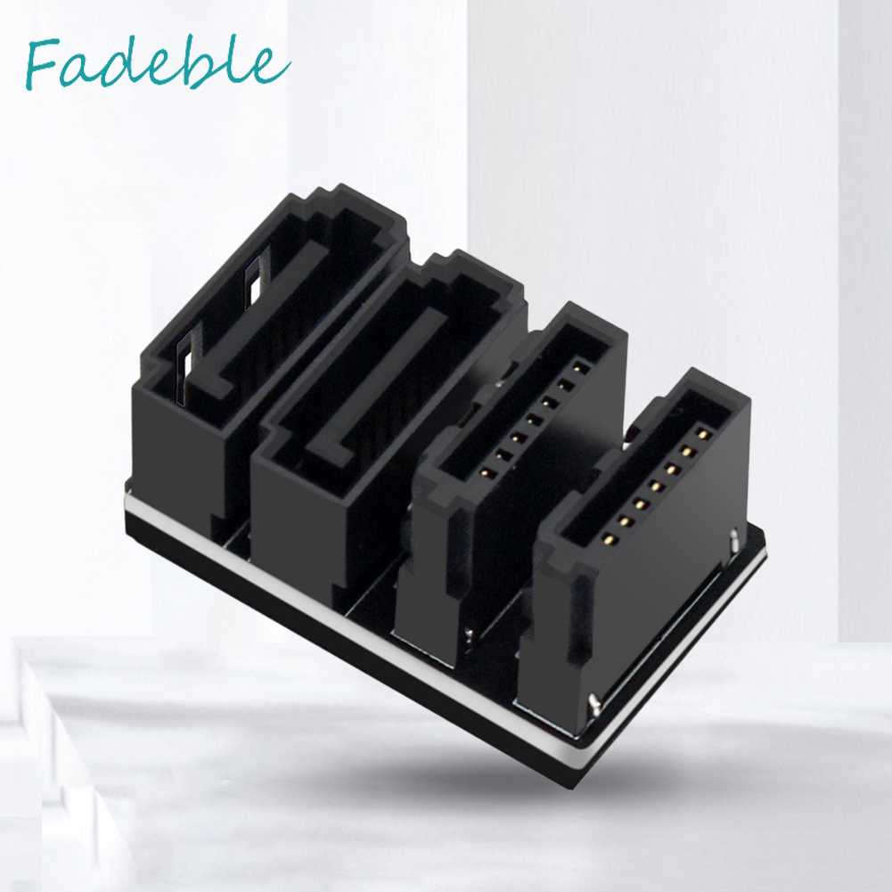 Bộ Chuyển Đổi 2 SATA 7Pin Male Sang Female Cho Bo Mạch Chủ