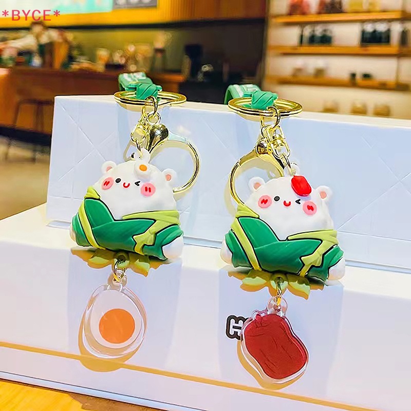 Byce > Móc Khóa Hình Rồng / Thuyền Zongzi Hoạt Hình Sáng Tạo Dễ Thương Tinh Tế Làm Quà Tặng Cho