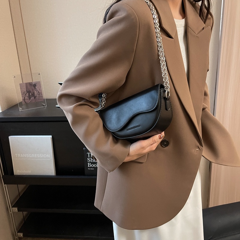 Túi Xách mini Phối Dây Xích Phong Cách Thời Trang Hàn Quốc Dành Cho Nữ