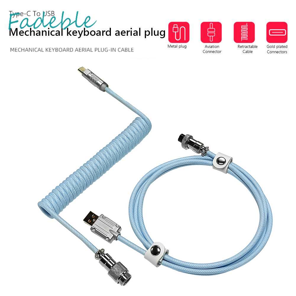 Dây Cáp Truyền Dữ Liệu Loại C Sang USB Chuyên Dụng Cho Bàn Phím Cơ