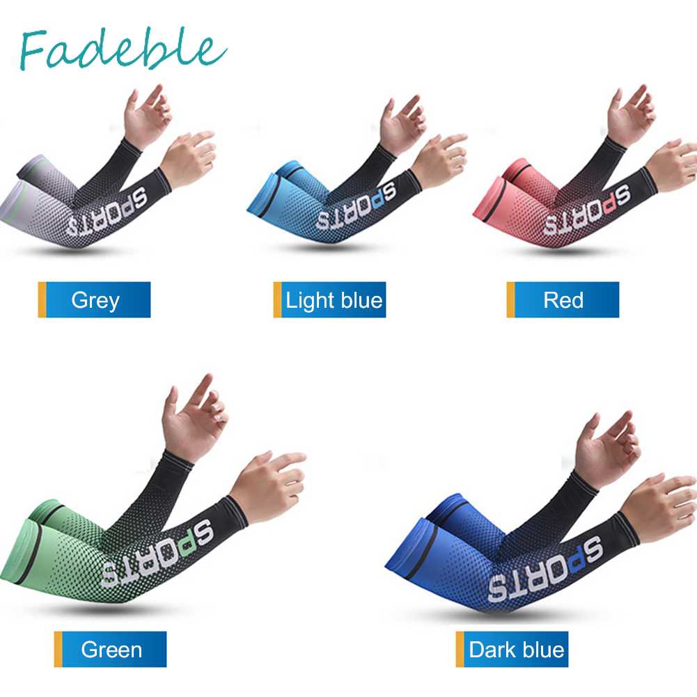 1 Cặp Vỏ Bọc Tay Áo Chống Nắng Dùng Chạy Xe Đạp Tiện Dụng