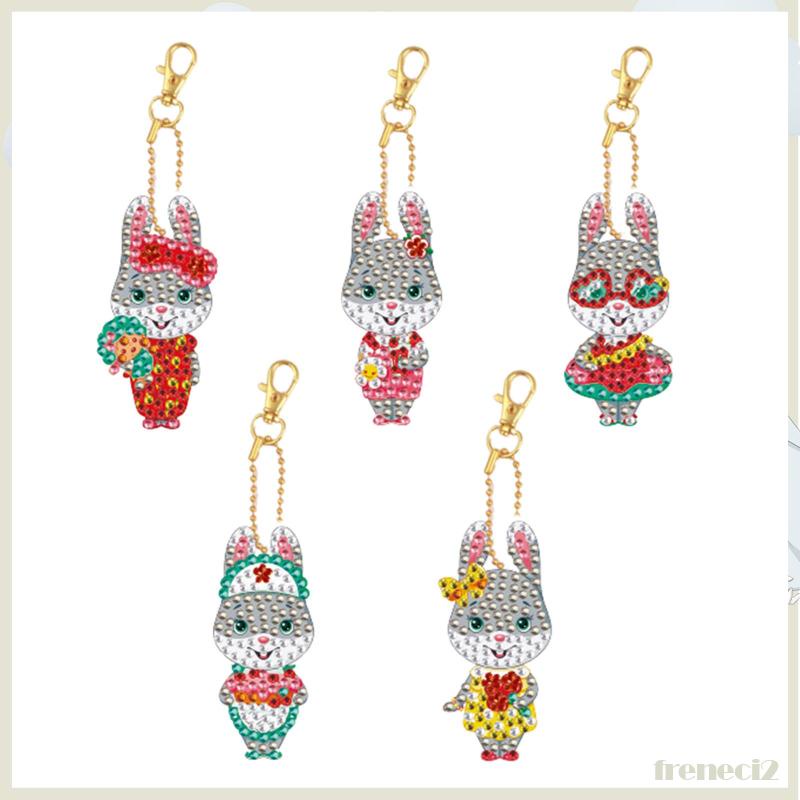 2x Móc Khóa #DIY Móc Khóa Hình Trứng Phục Sinh Dễ Thương Charms