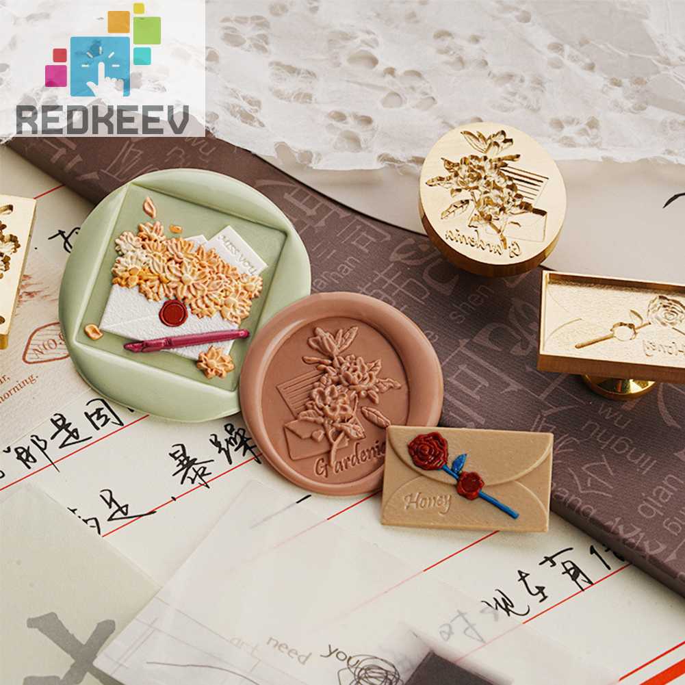 Đầu Tem Đóng Dấu Trang Trí Thiệp Mời Đám Cưới DIY