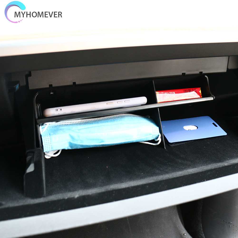 Hộp Đựng Găng Tay Phi Công Màu Đen Cho Tesla Model 3 Y