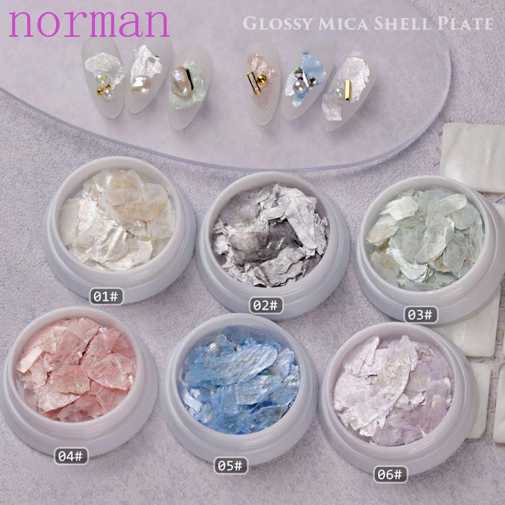 Sticker Vỏ Sò 3D Dán Móng Nghệ Thuật DIY Phong Cách Nhật Bản