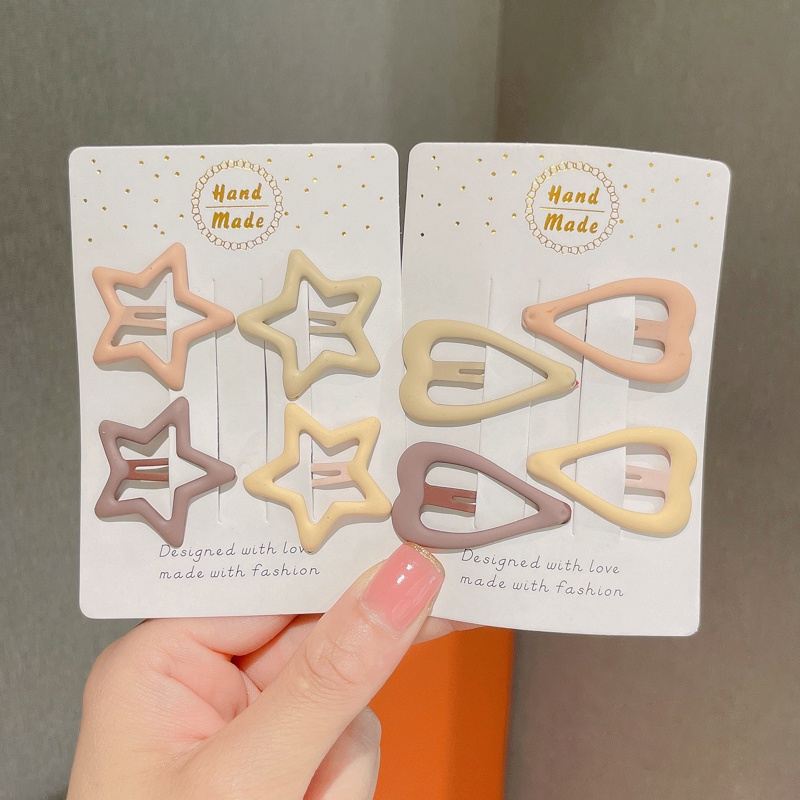 Kẹp Tóc Bb Hình Ngôi Sao dopamine y2k Dễ Thương Cho Nữ