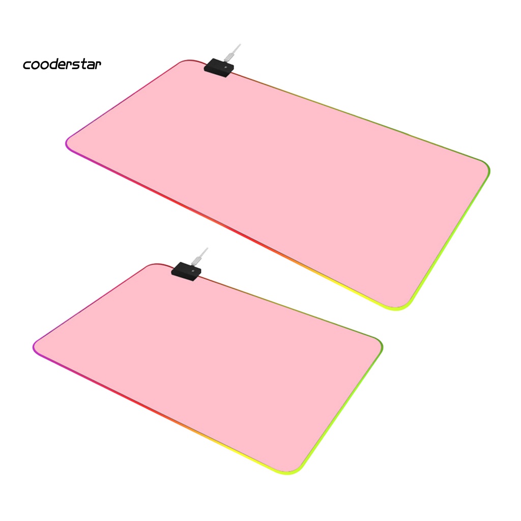 Miếng Lót Chuột Cao Su Có Đèn LED RGB Cho Máy Tính